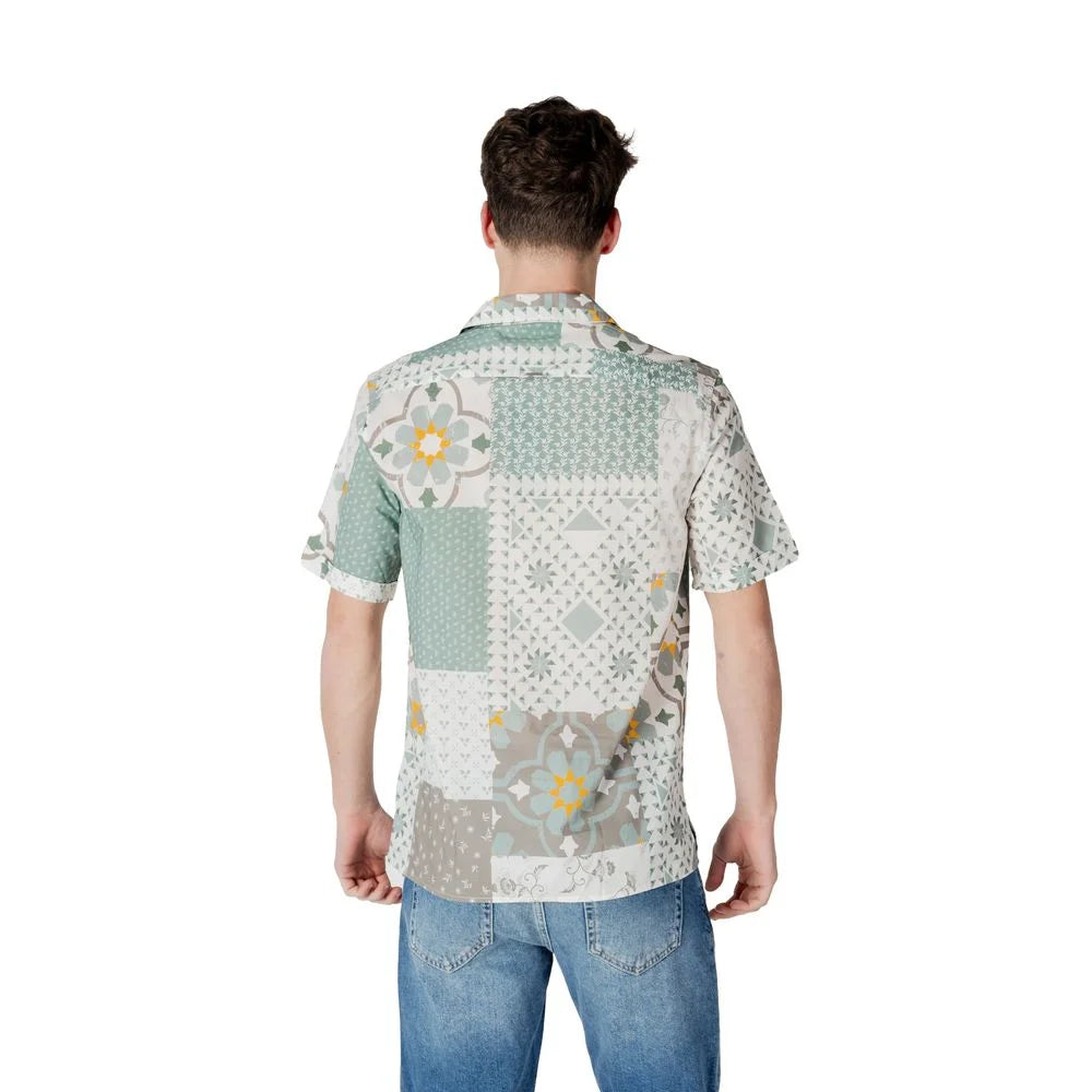 Antony Morato Green Viscose Shortsleeve - IT44 | XS - Shirts