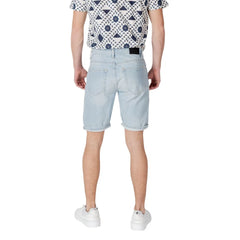 Antony Morato Light Blue Cotton Bermuda - Bermudas