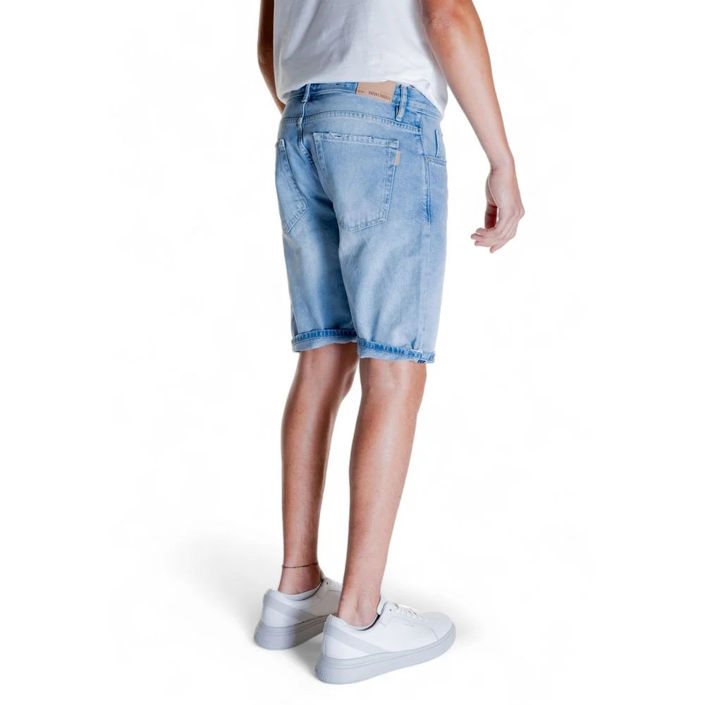 Antony Morato Light Blue Cotton Bermuda - W29 - Bermudas