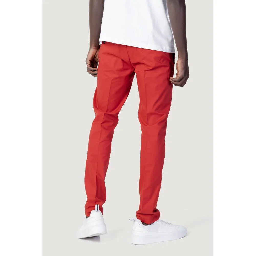 Antony Morato Red Cotton Pant - Trousers