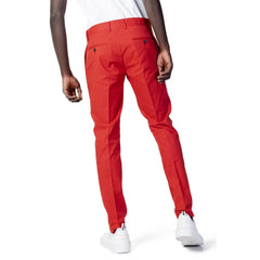 Antony Morato Red Cotton Pant - Trousers