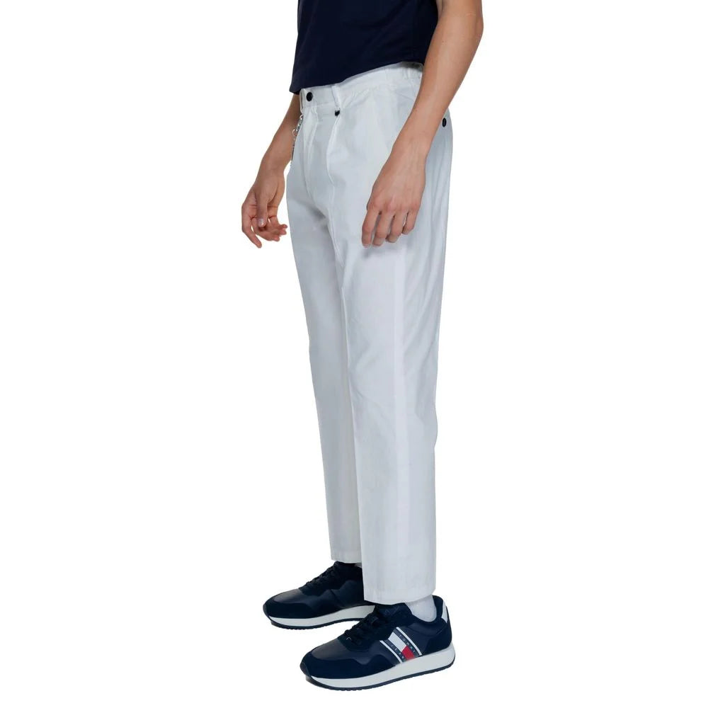 Antony Morato White Cotton Pant - 54/38 (w40) - Trousers