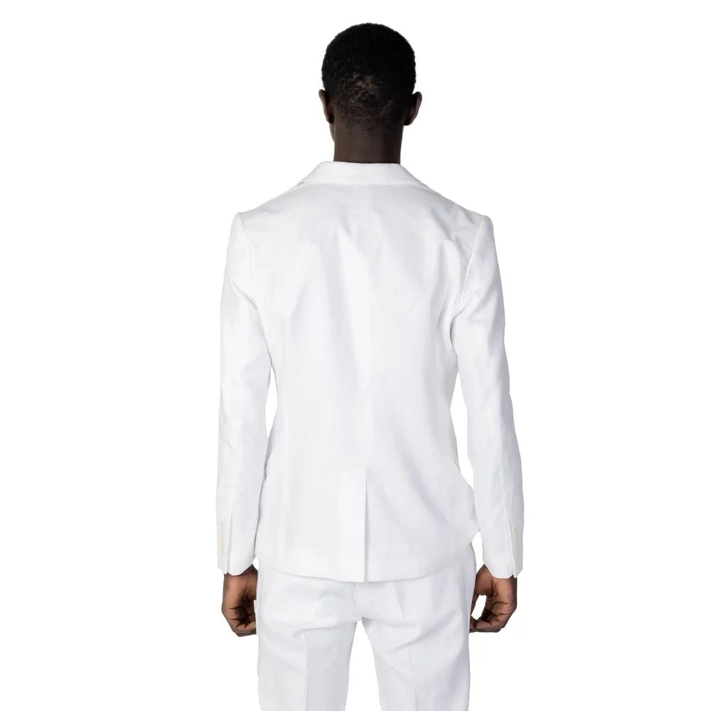 Antony Morato White Linen Blazer - IT52 | XL - Sport Jackets
