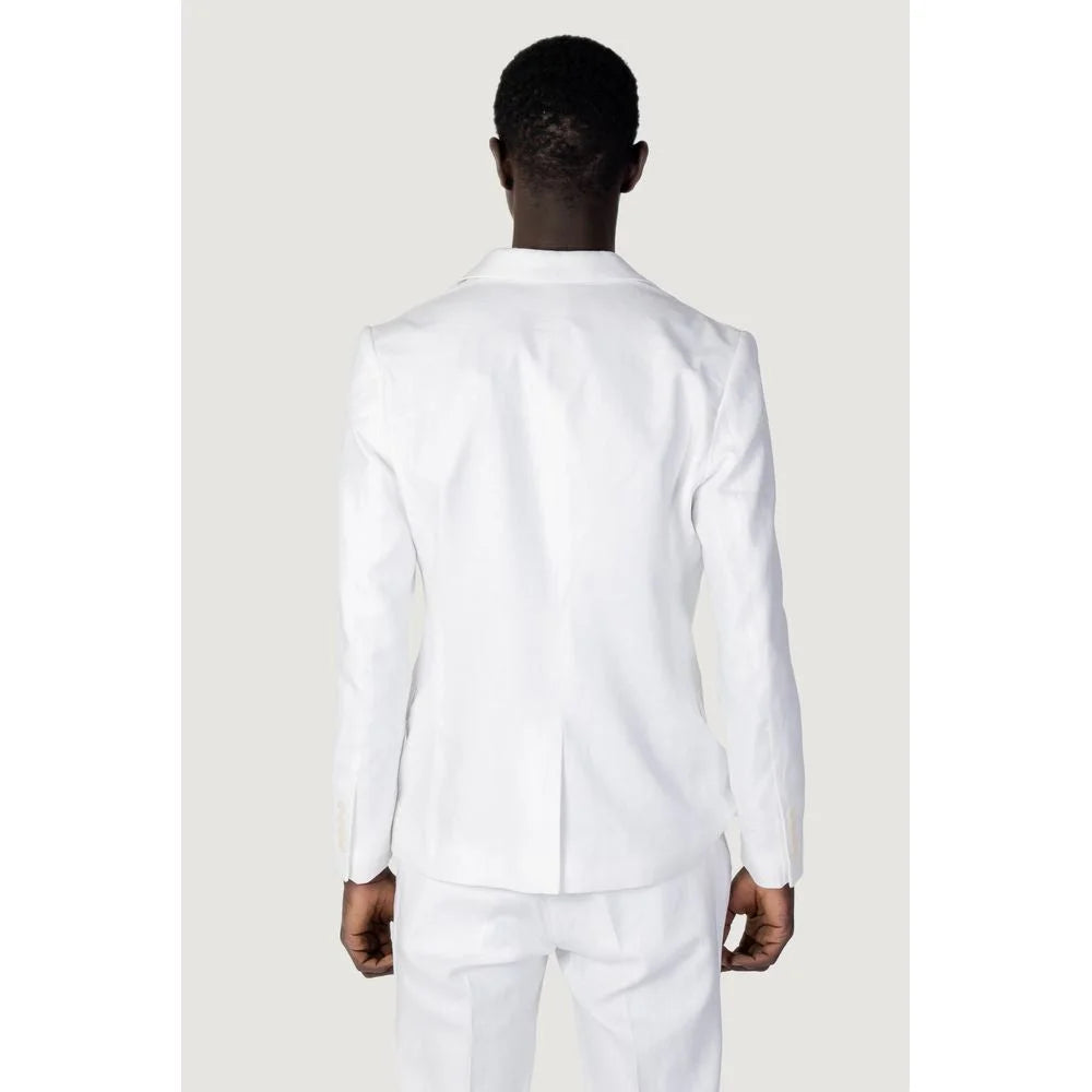 Antony Morato White Linen Blazer - IT52 | XL - Sport Jackets