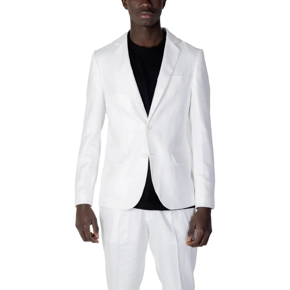 Antony Morato White Linen Blazer - IT52 | XL - Sport Jackets