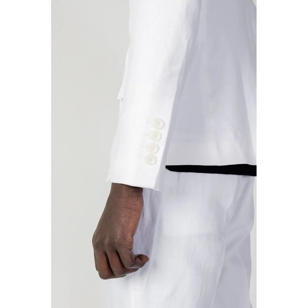 Antony Morato White Linen Blazer - IT52 | XL - Sport Jackets