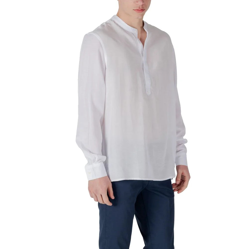 Antony Morato White Lyocell Shirt - Shirts