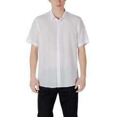Antony Morato White Lyocell Shortsleeve - Shirts