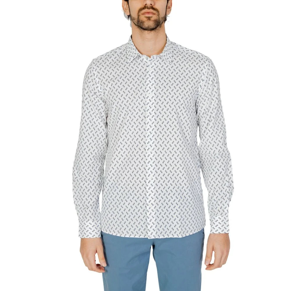 Antony Morato White Viscose Shirt - IT56 | 3XL - Shirts