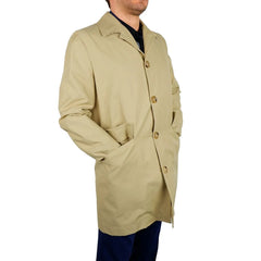 Aquascutum Beige Cotton Men Trench Coat - IT48 | M - Trench Coats