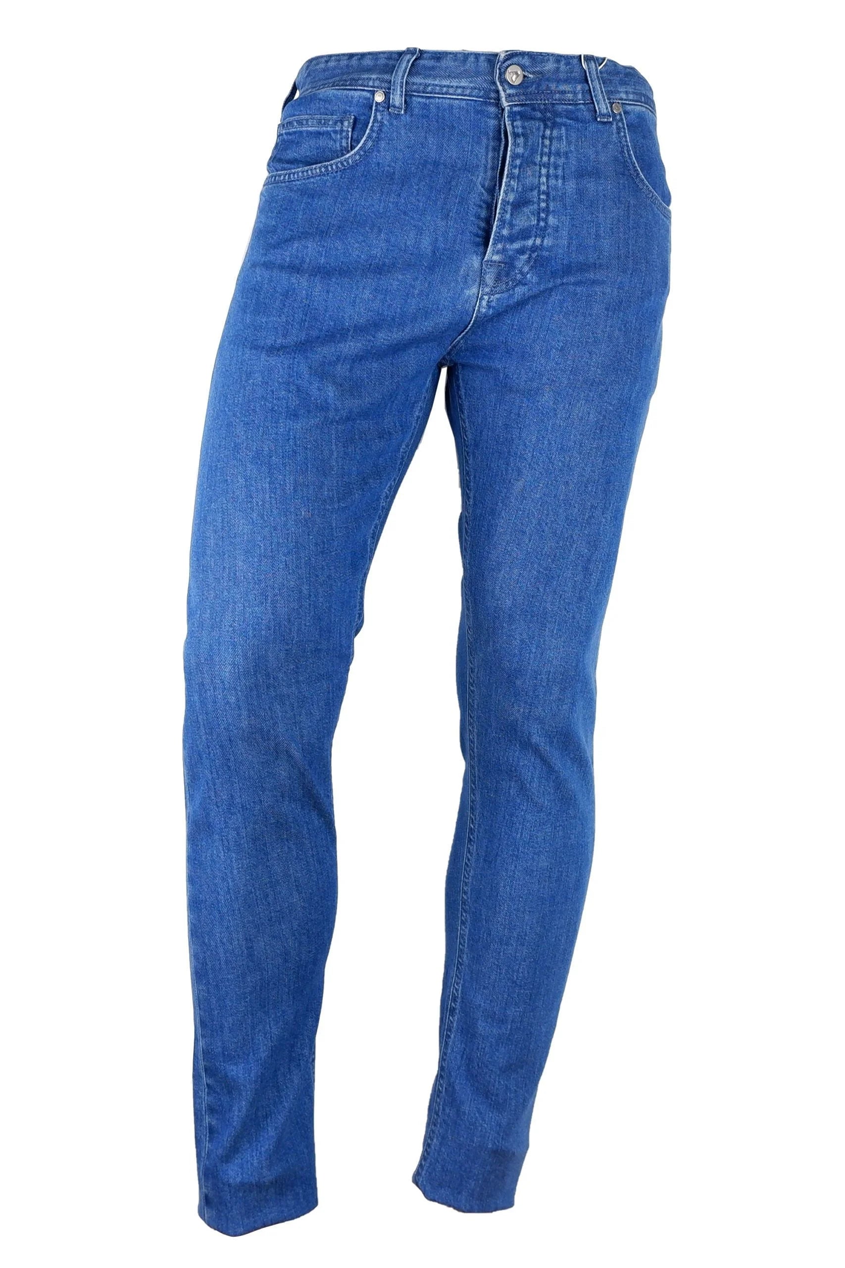 Aquascutum Blue Cotton Men’s Jeans