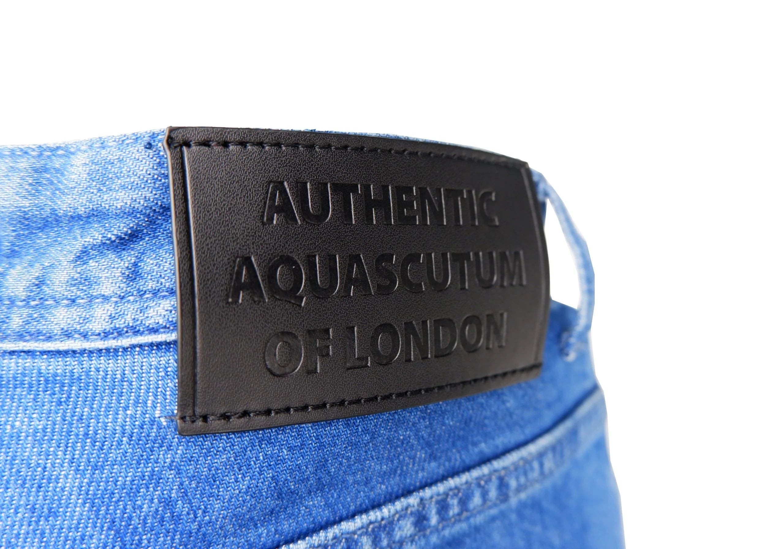 Aquascutum Blue Cotton Men’s Jeans