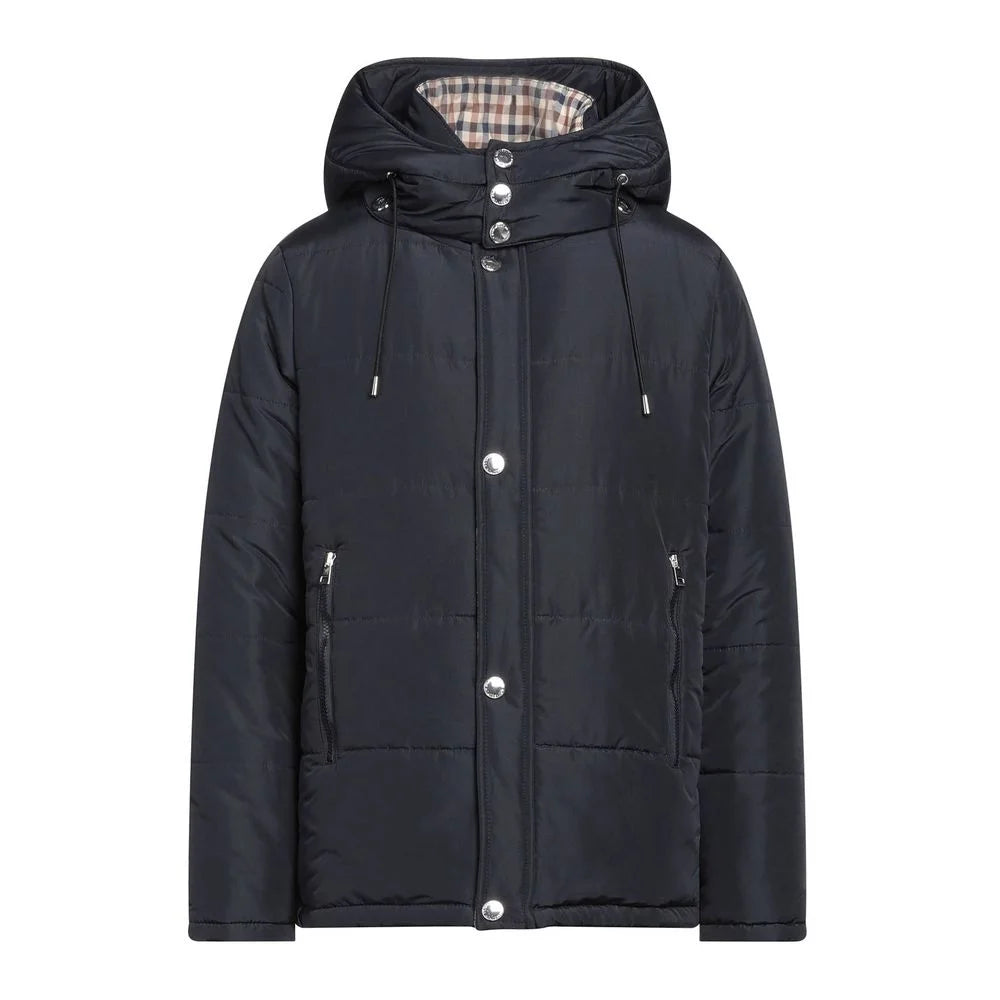 Aquascutum Blue Polyamide Men Jacket - Parkas