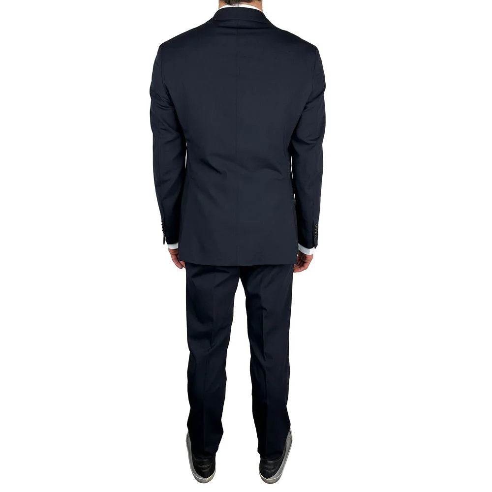 Aquascutum Navy Wool Men’s Suit - Suits