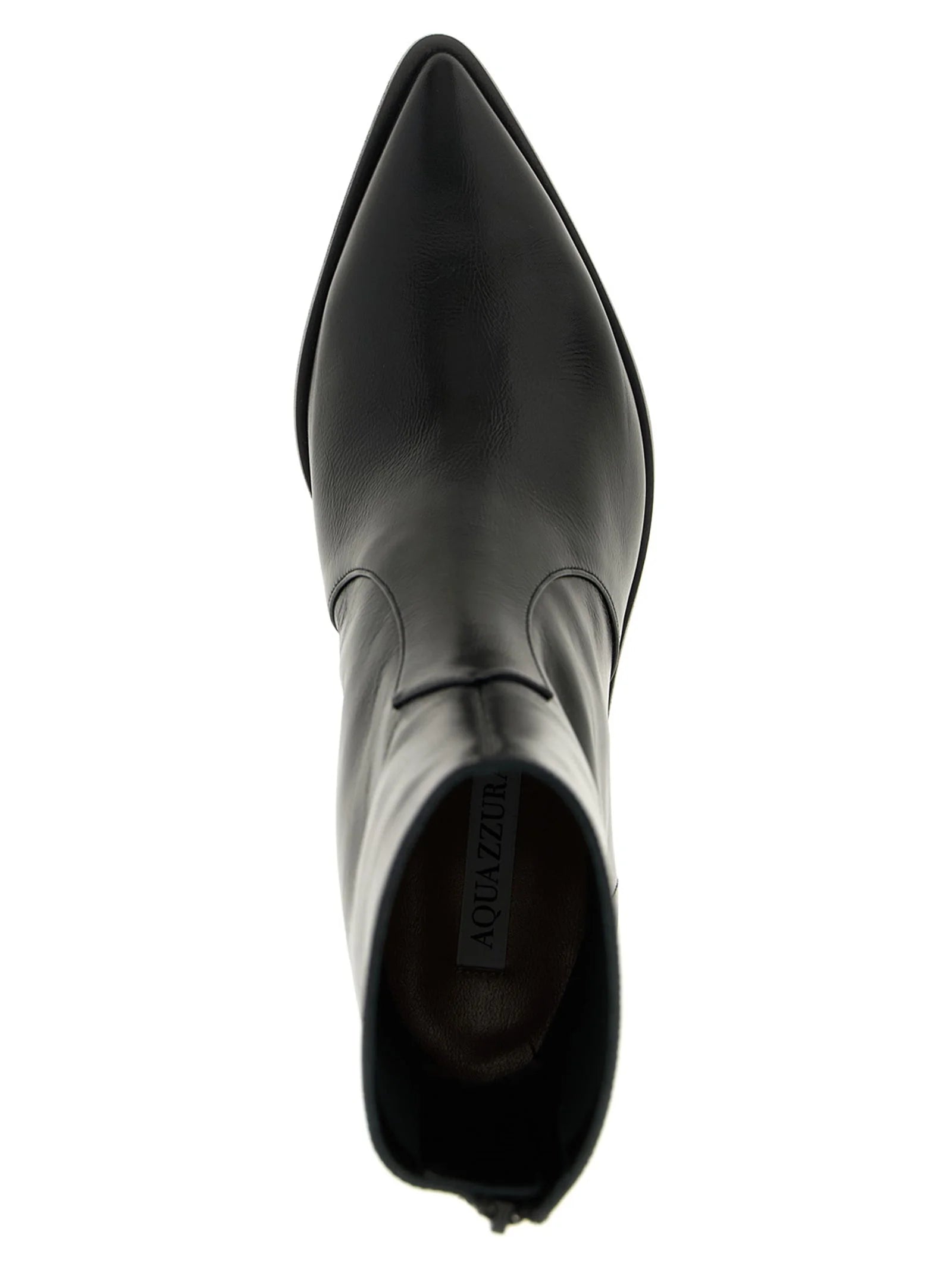 Aquazzura Black Calfskin Chelsea Boots - EU37.5/US7.5