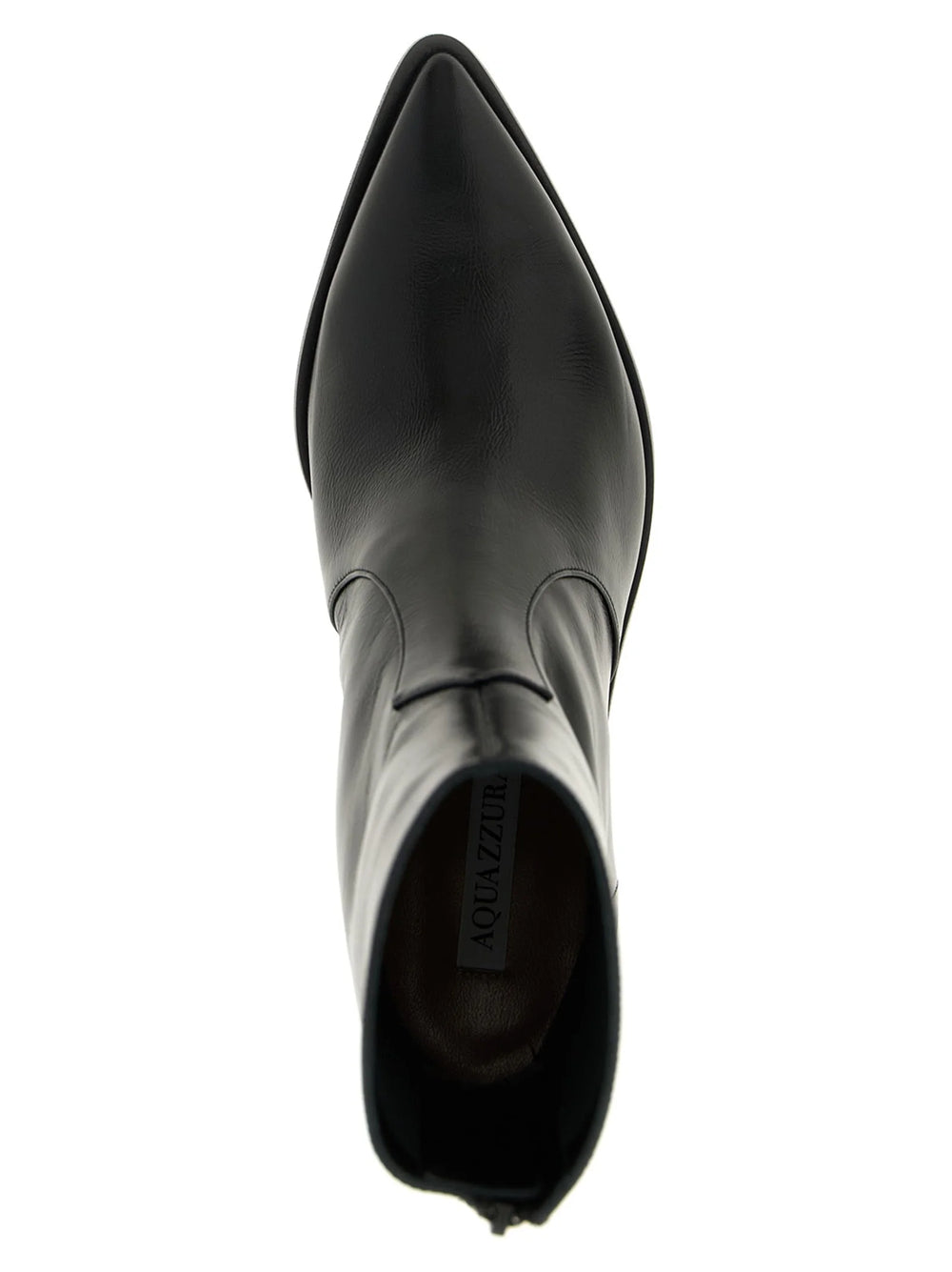 Aquazzura Black Calfskin Chelsea Boots - EU37.5/US7.5