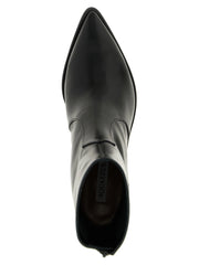 Aquazzura Black Calfskin Chelsea Boots - EU37.5/US7.5