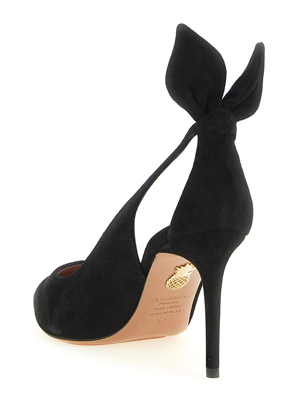 Aquazzura Schwarze Kalbsleder-High-Heel-Pumps