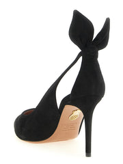 Aquazzura Schwarze Kalbsleder-High-Heel-Pumps