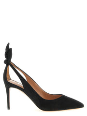 Aquazzura Schwarze Kalbsleder-High-Heel-Pumps