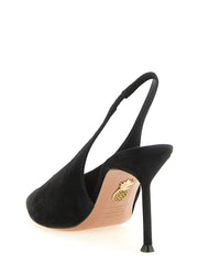 Aquazzura Schwarze Kalbsleder-High-Heel-Pumps