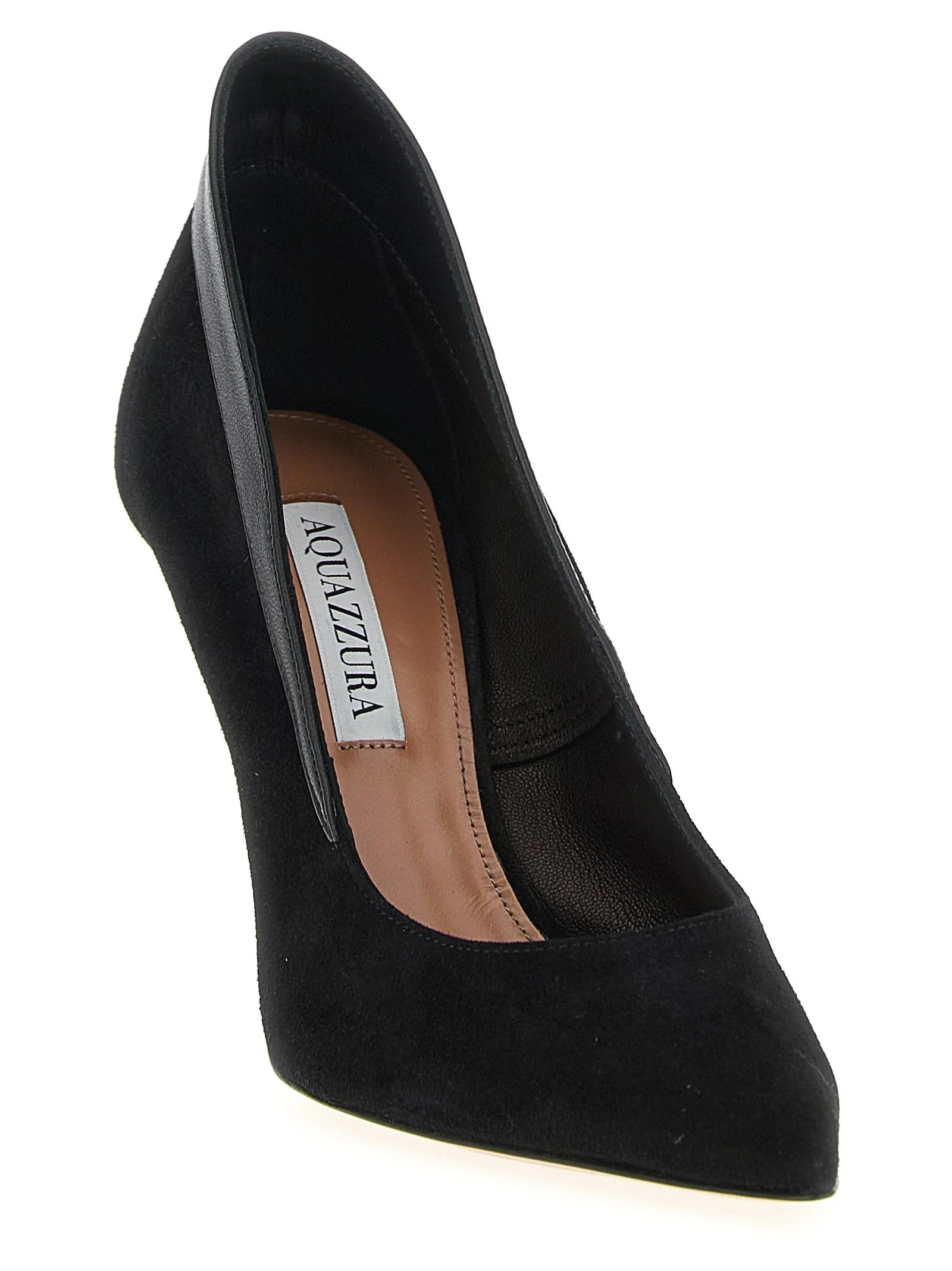 Aquazzura Black Goatskin High Heel Pumps - EU35.5/US5.5