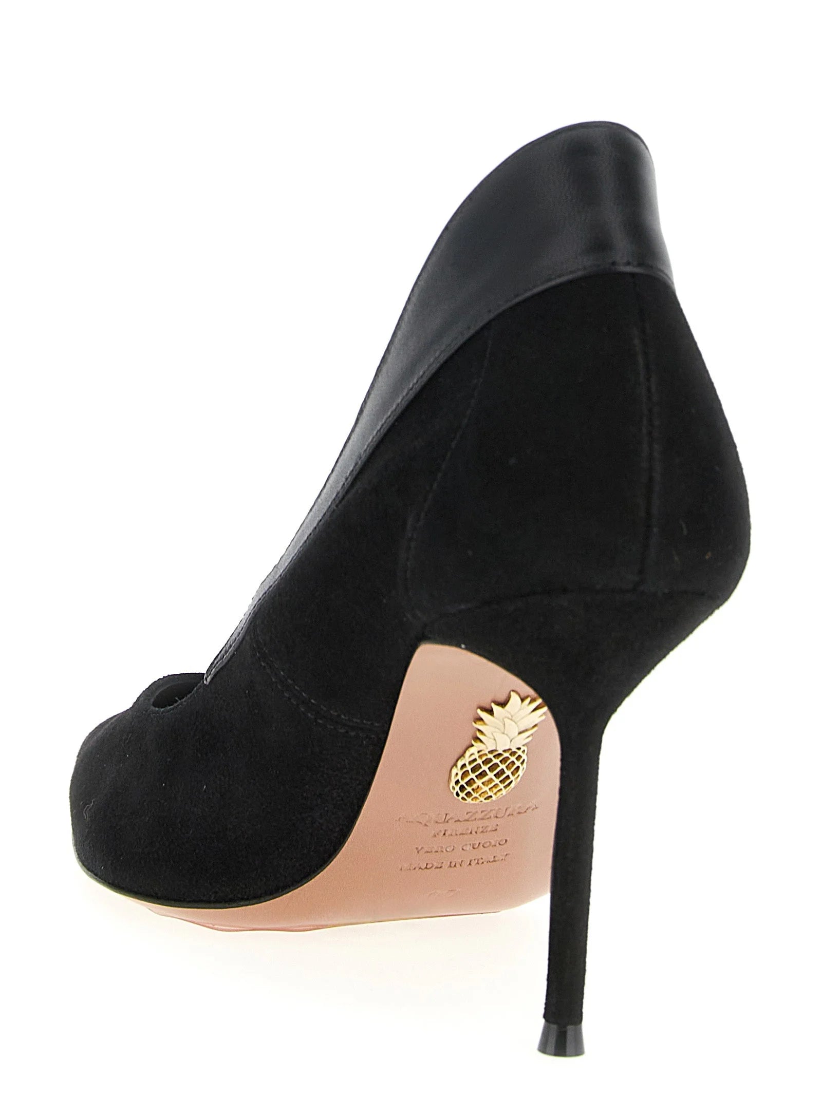 Aquazzura Black Goatskin High Heel Pumps - EU35.5/US5.5