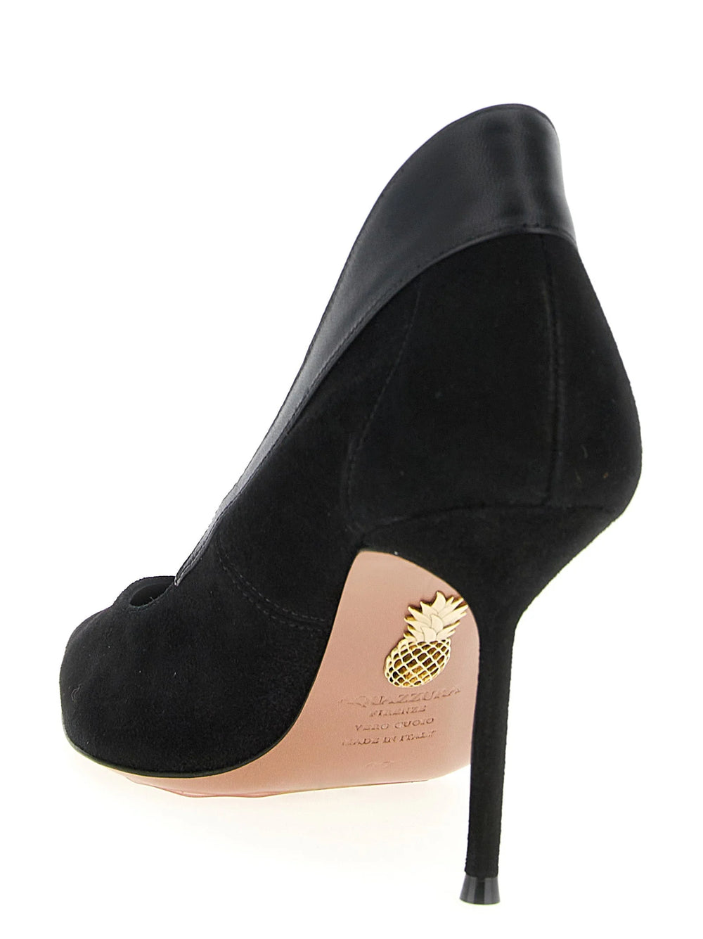 Aquazzura Black Goatskin High Heel Pumps - EU35.5/US5.5