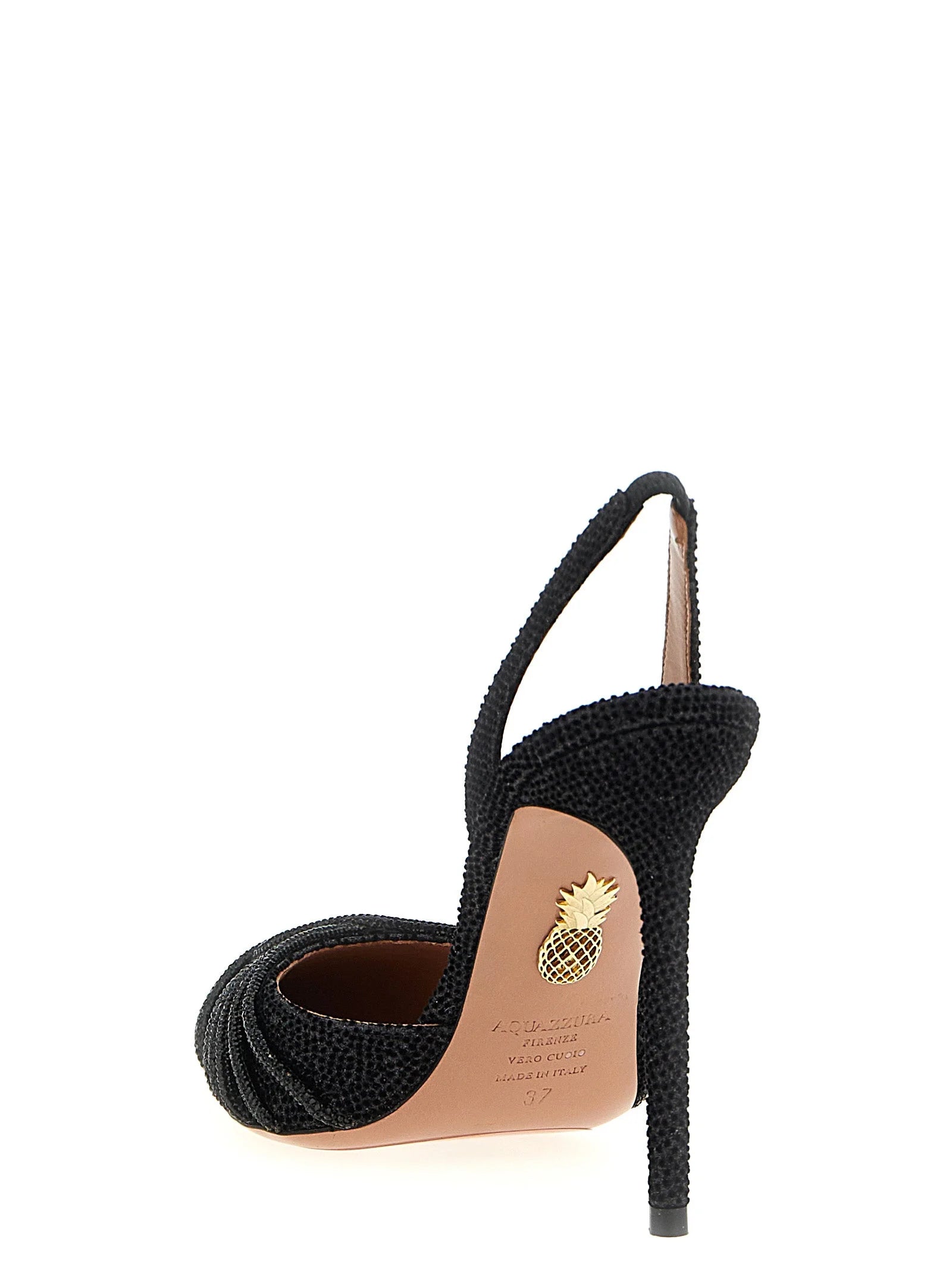 Aquazzura Black Textile High Heel Pumps - EU39/US9