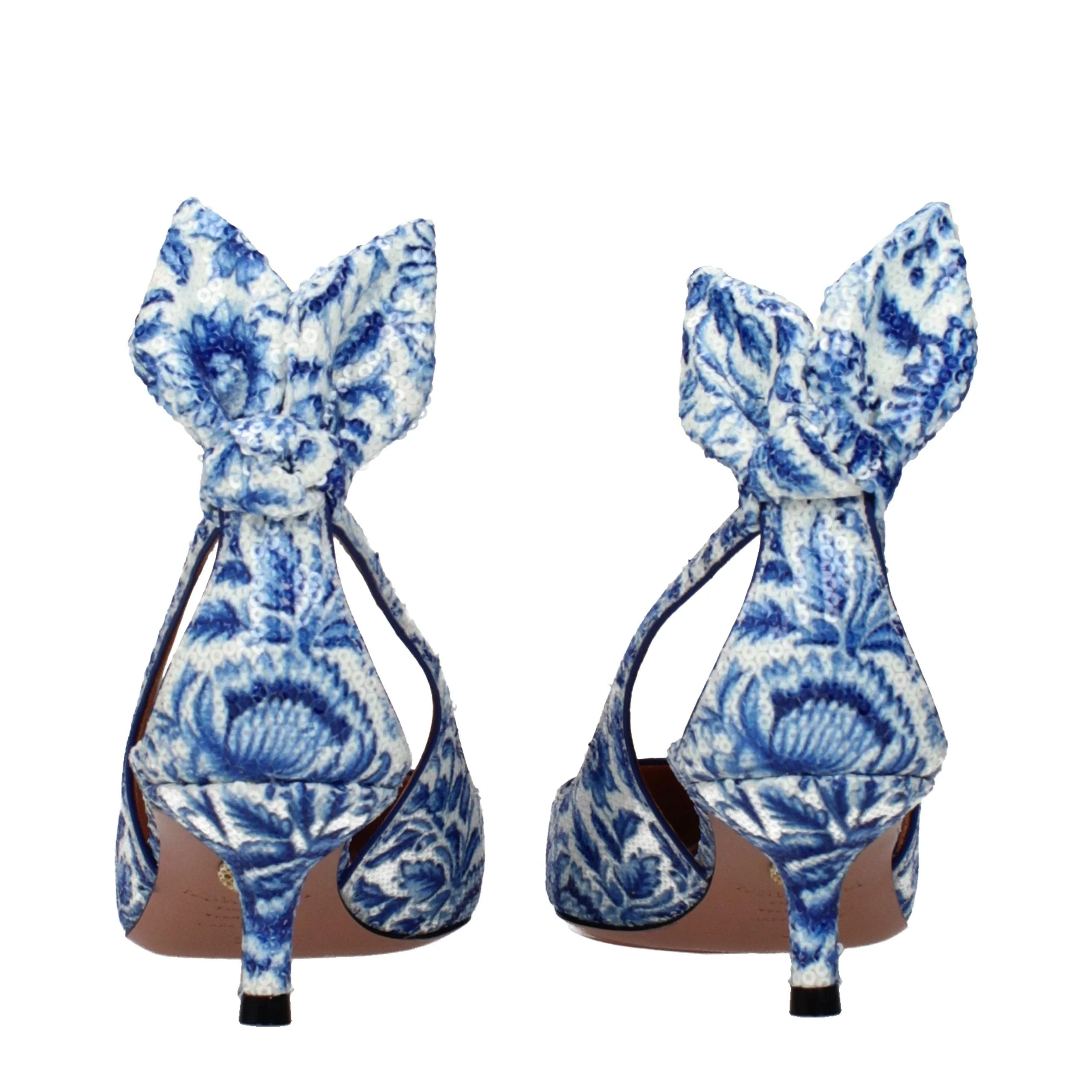 Aquazzura נעלי עקב גבוהות מנצנצות כחולות - EU40/US10