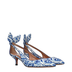 Aquazzura נעלי עקב גבוהות מנצנצות כחולות - EU40/US10