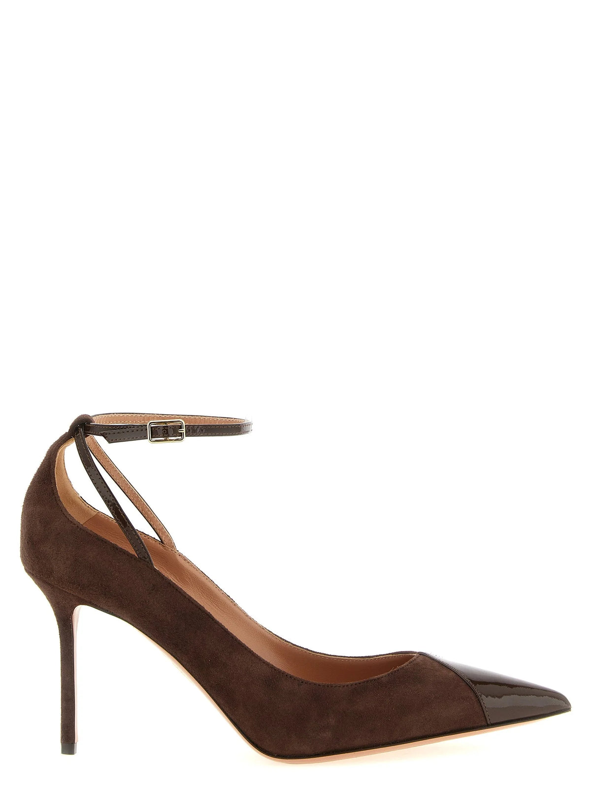 Aquazzura Brown Calfskin High Heel Pumps