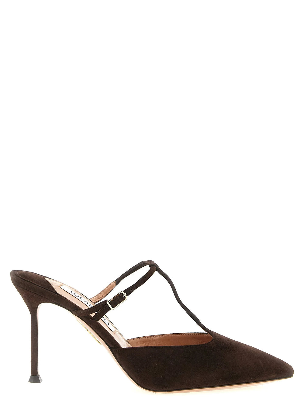 Aquazzura Brown Goatskin High Heel Pumps