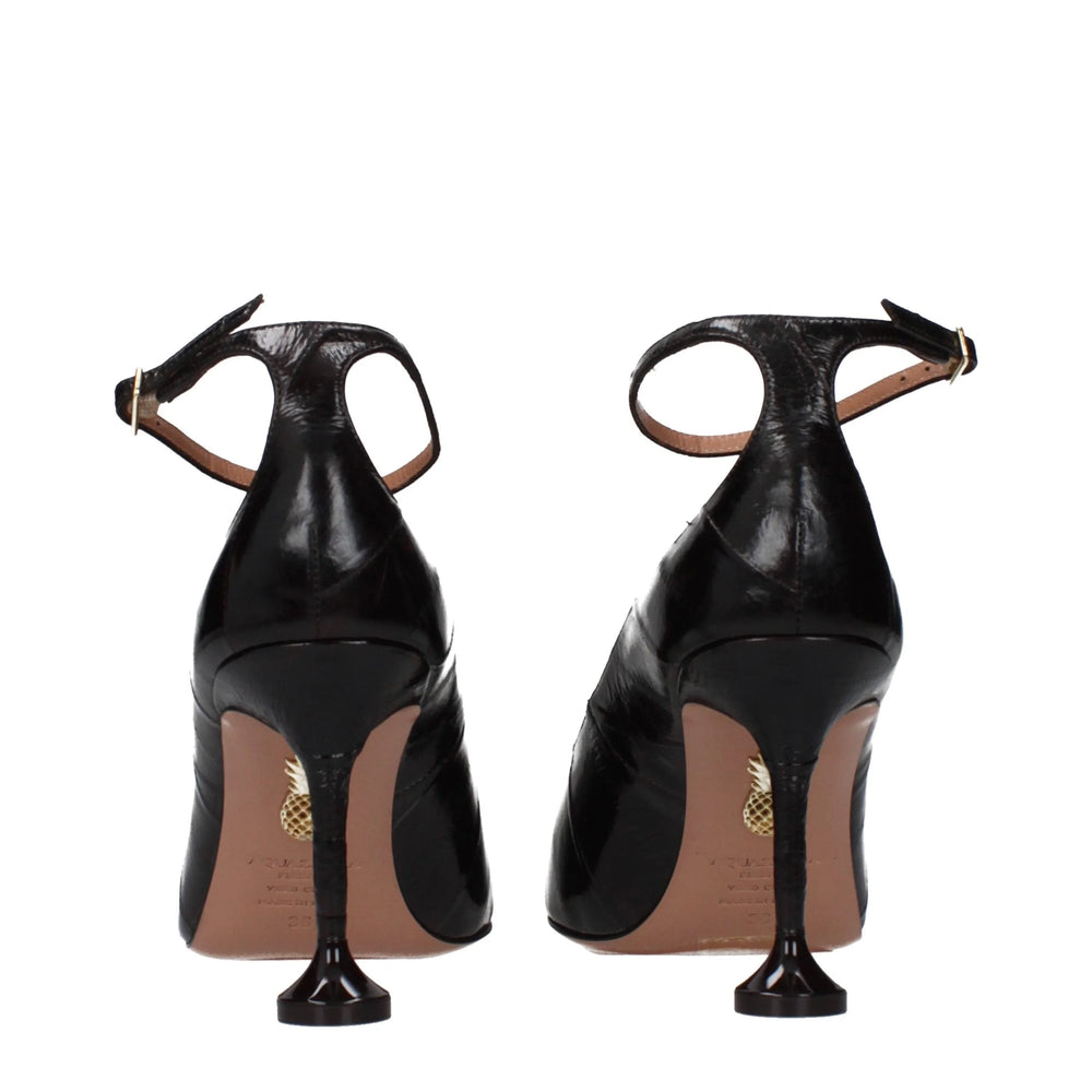 Aquazzura Pumps mit Absatz aus braunem Leder