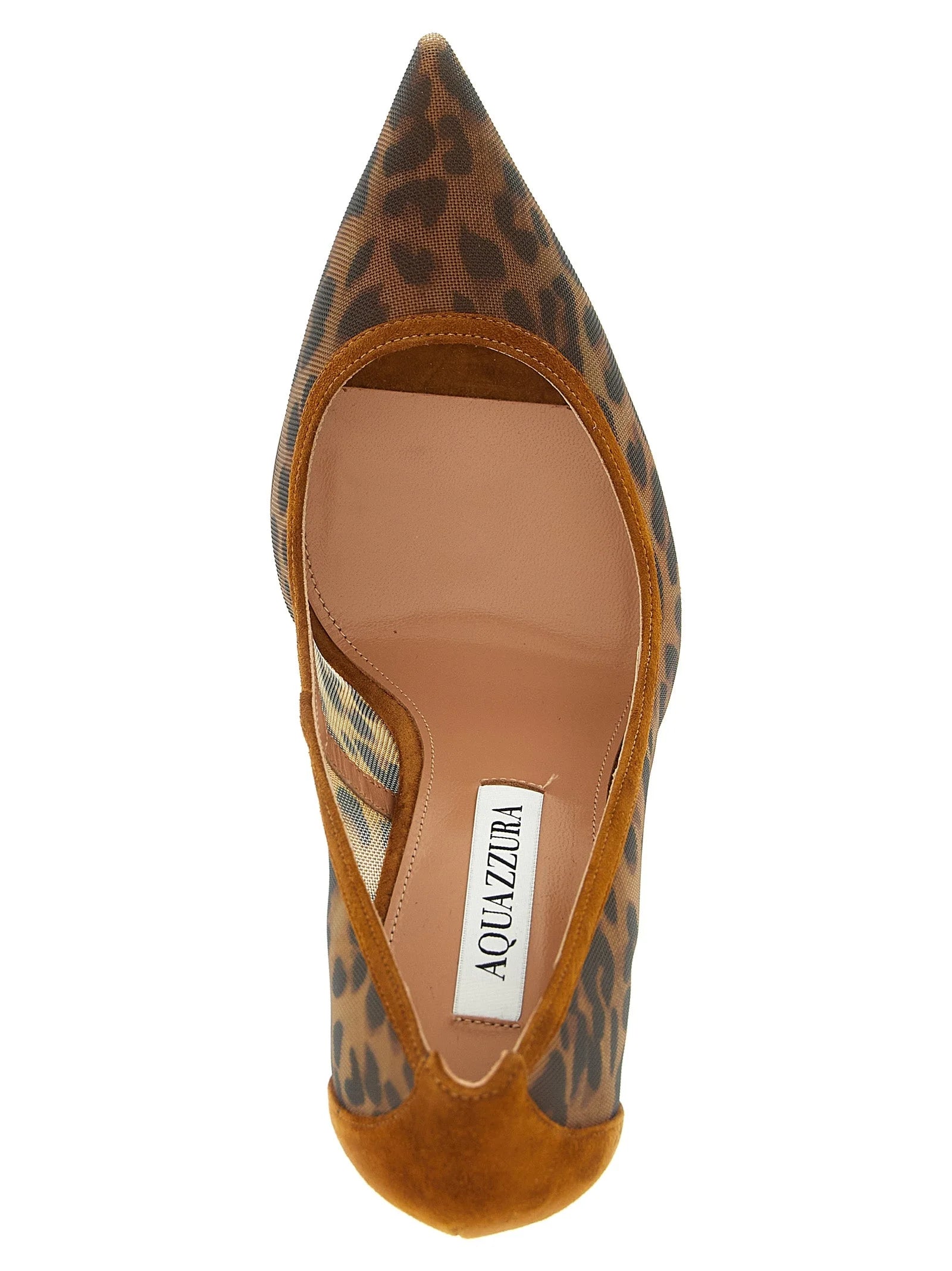 Aquazzura Brown Textile High Heel Pumps - EU41/US11