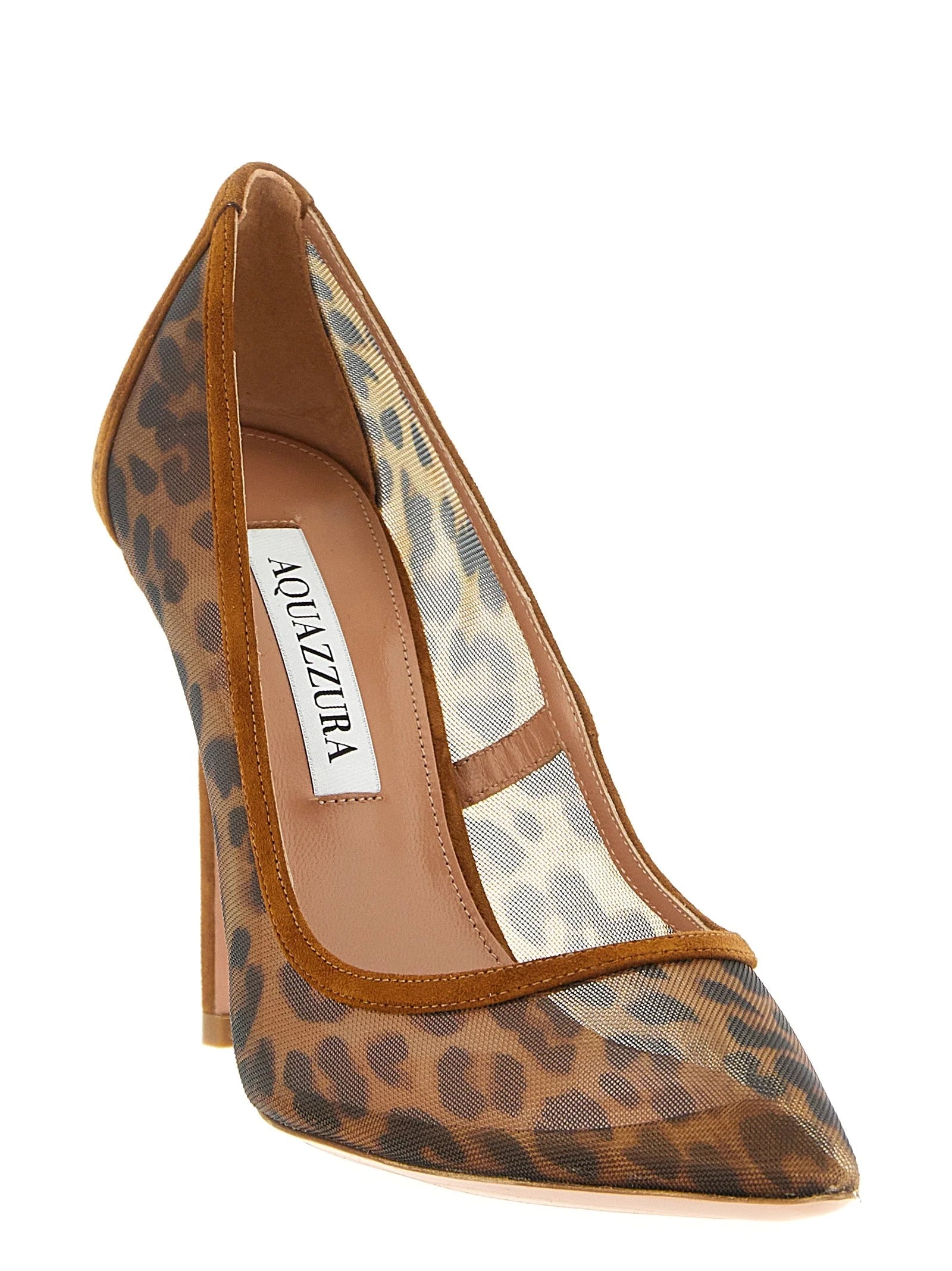 Aquazzura Brown Textile High Heel Pumps - EU41/US11