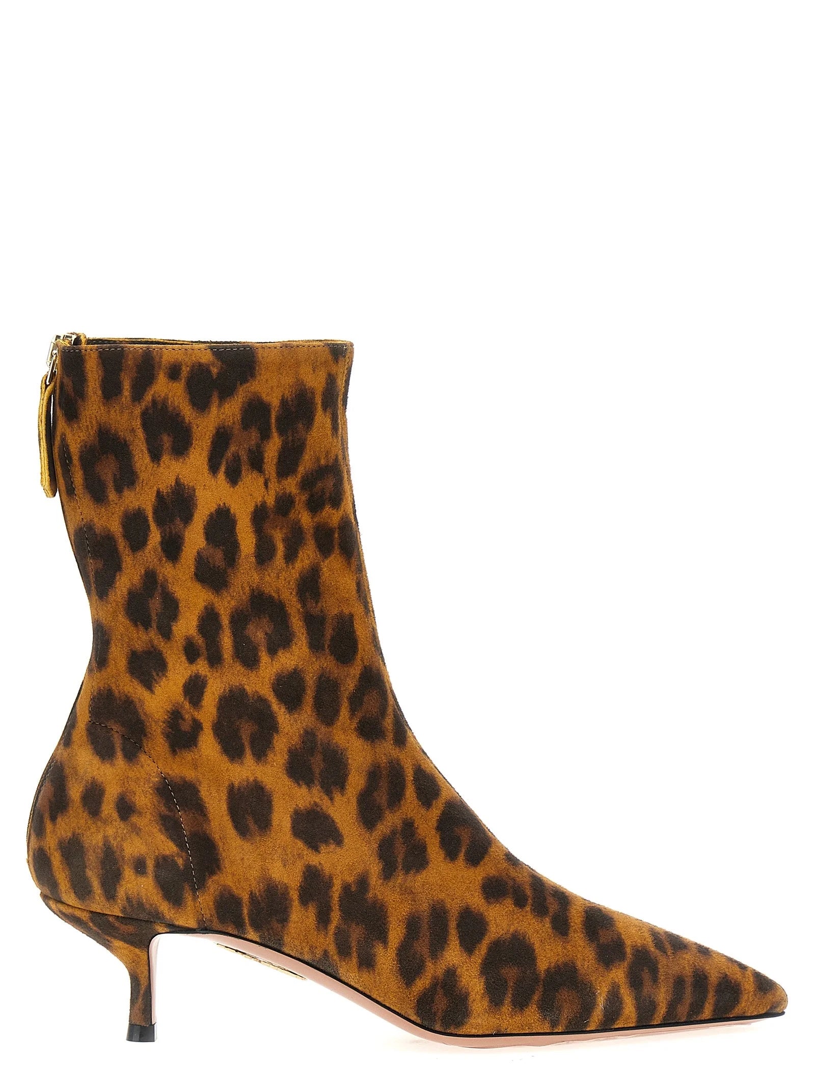 Aquazzura Multicolor Suede Leather Ankle Boots - EU37.5/US7.5