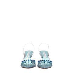 Aquazzura Transparent Pvc Stiletto Heels Sandals - EU36/US6