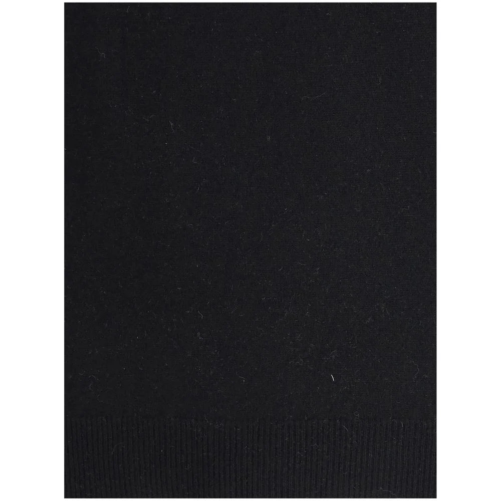 Aragona Cashmere Black Merino Wool Turtleneck