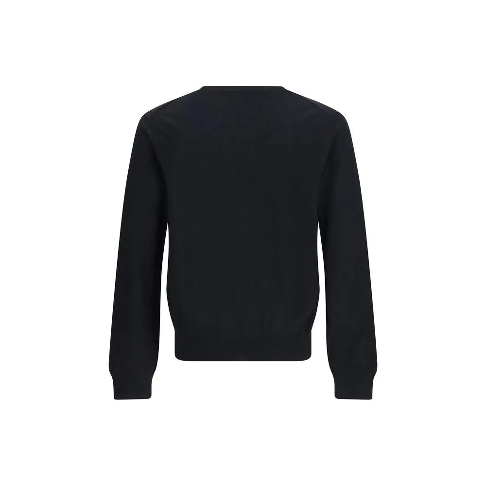 Aragona Cashmere Black Wool Oves Aries Sweatshirt
