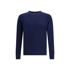 Aragona Cashmere Blue Merino Wool Cashmere Sweater