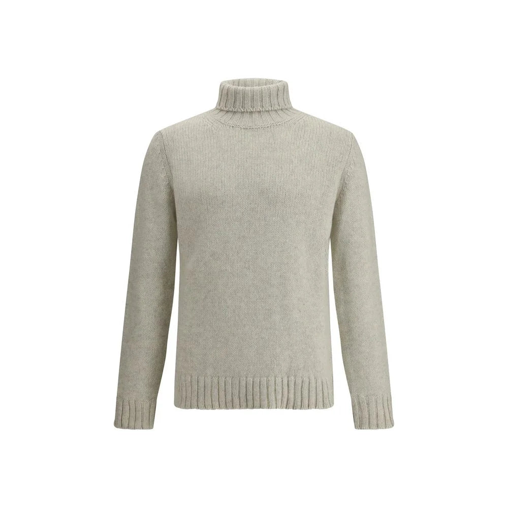 Aragona Cashmere Gray Alpaca Vicugna Pacos Turtleneck