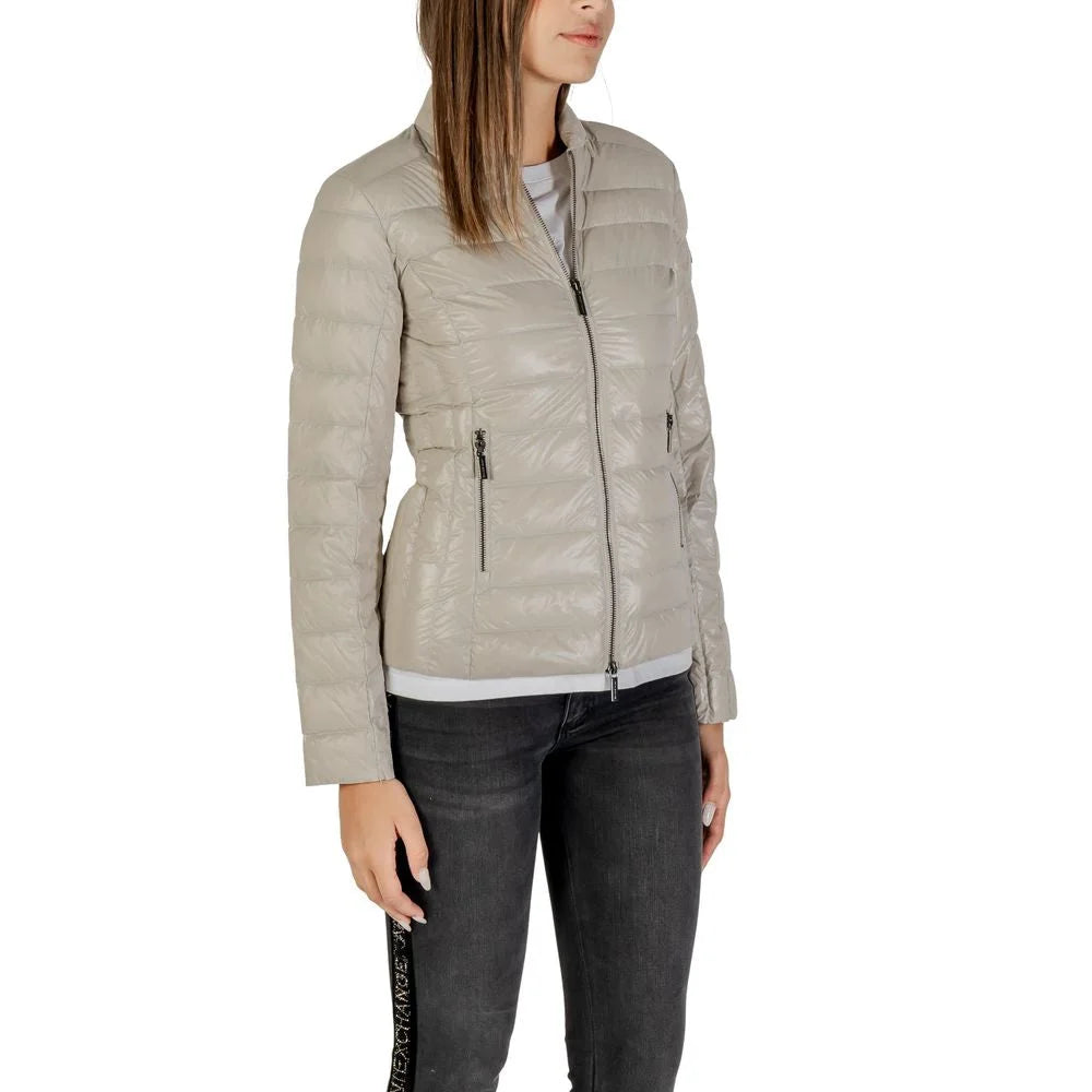 Armani Exchange Beige Polyamide Coat - Puffer Jackets