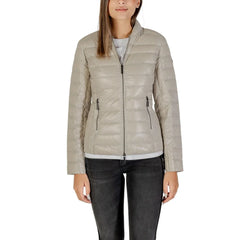 Armani Exchange Beige Polyamide Coat - Puffer Jackets