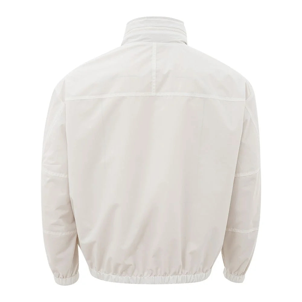 Armani Exchange Beige Polyamide Jacket for the Modern Man - M - Track Jackets
