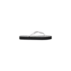 Armani Exchange Black And White Rubber Flip-Flop Sandal - Sandals