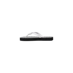 Armani Exchange Black And White Rubber Flip-Flop Sandal - Sandals
