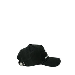 Armani Exchange Black Cotton Caps Baseball Hat - UNI