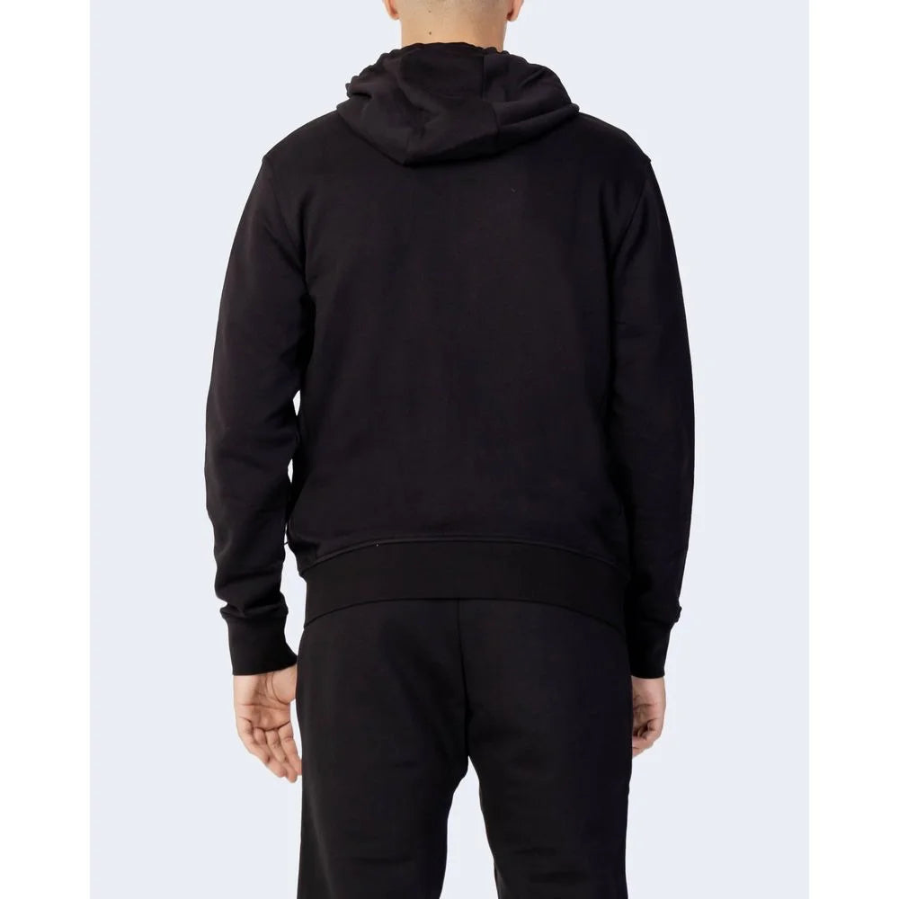Armani Exchange Black Cotton Hoody