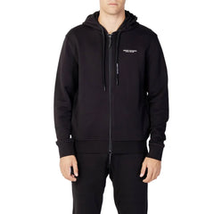 Armani Exchange Black Cotton Hoody